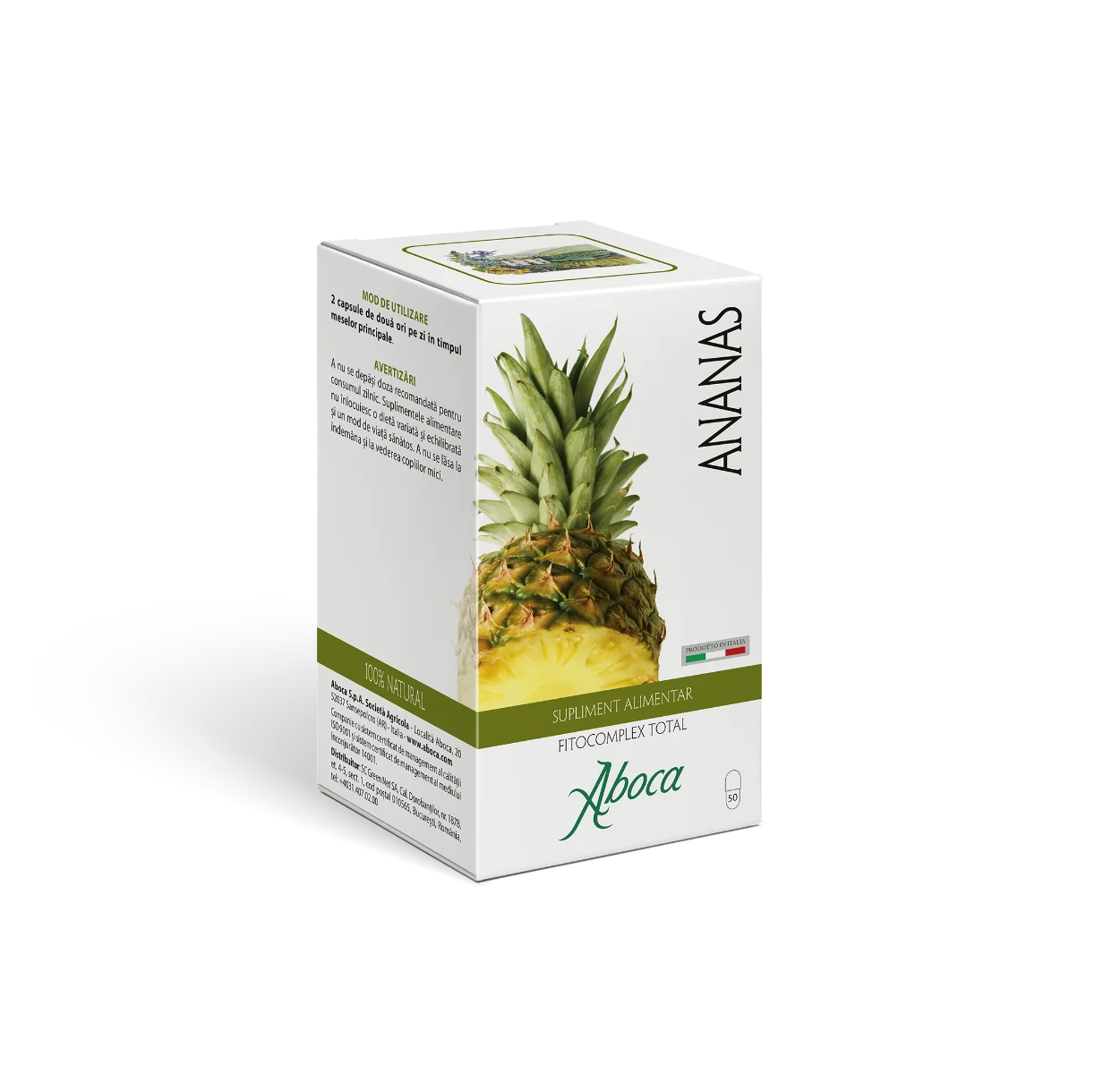 Ananas, 50 capsule, Aboca