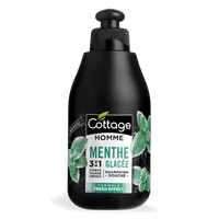 Gel dus si sampon menta racoritoare Men, 250ml, Cottage