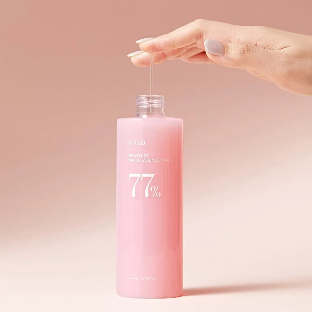 Toner cu Niacinamida si 77% extract de piersica, 250ml, Anua