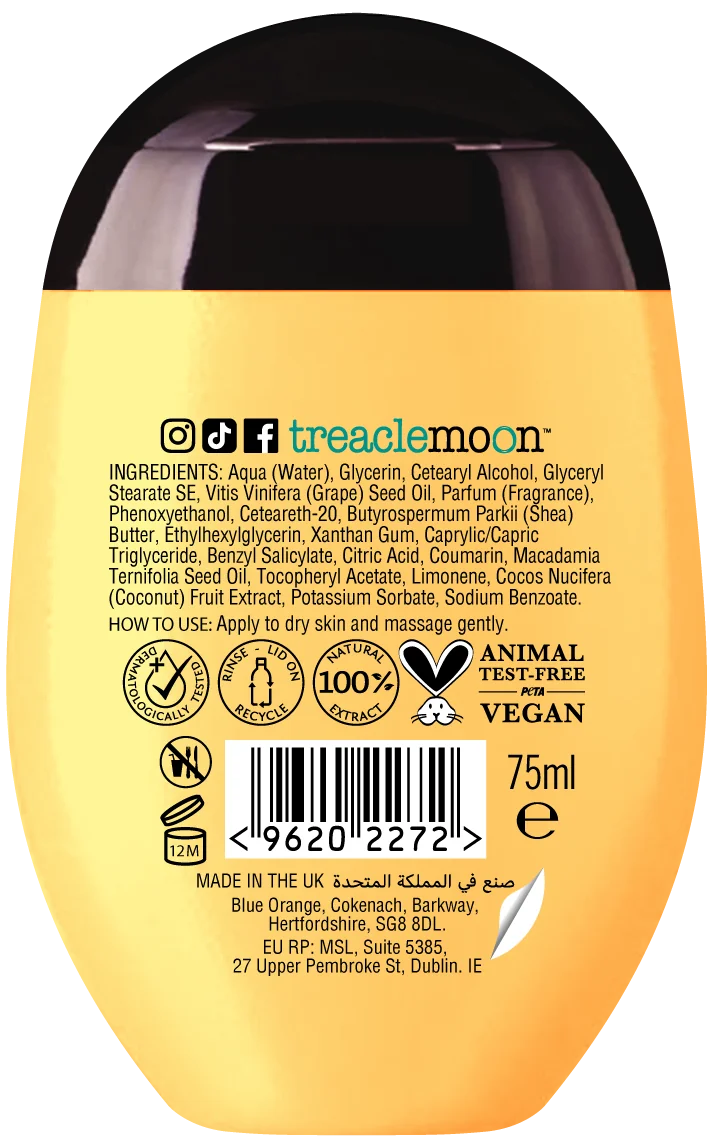 Crema de maini Brazilian Love, 75ml, Treaclemoon