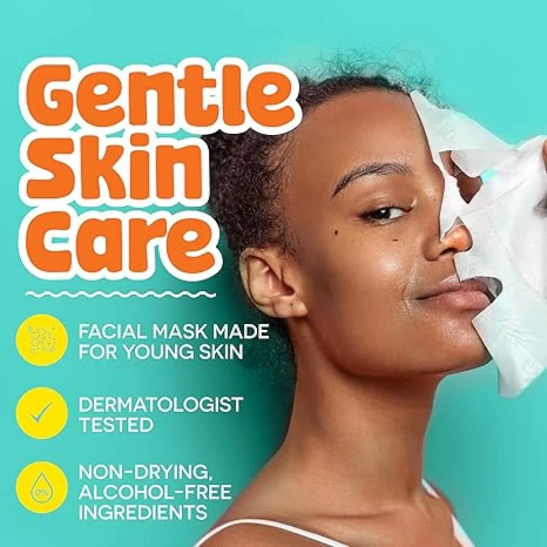 Set masti servetel purifiante hidratante si iluminatoare pentru tineri, 3 bucati, BeYoutiful