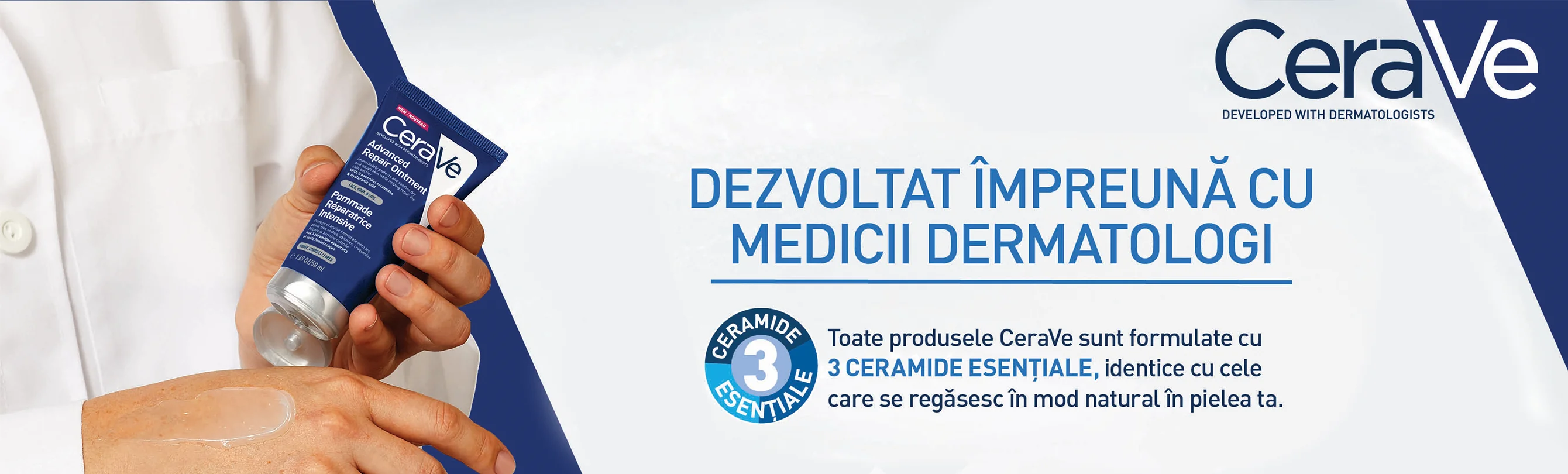 CeraVe Balsam Reparator cu Actiune Avansata, cu textura cerata CeraVe Balsam Reparator cu Actiune Avansata, cu textura cerata