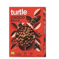 Bile crocante eco din cereale invelite cu ciocolata, 300g, Turtle
