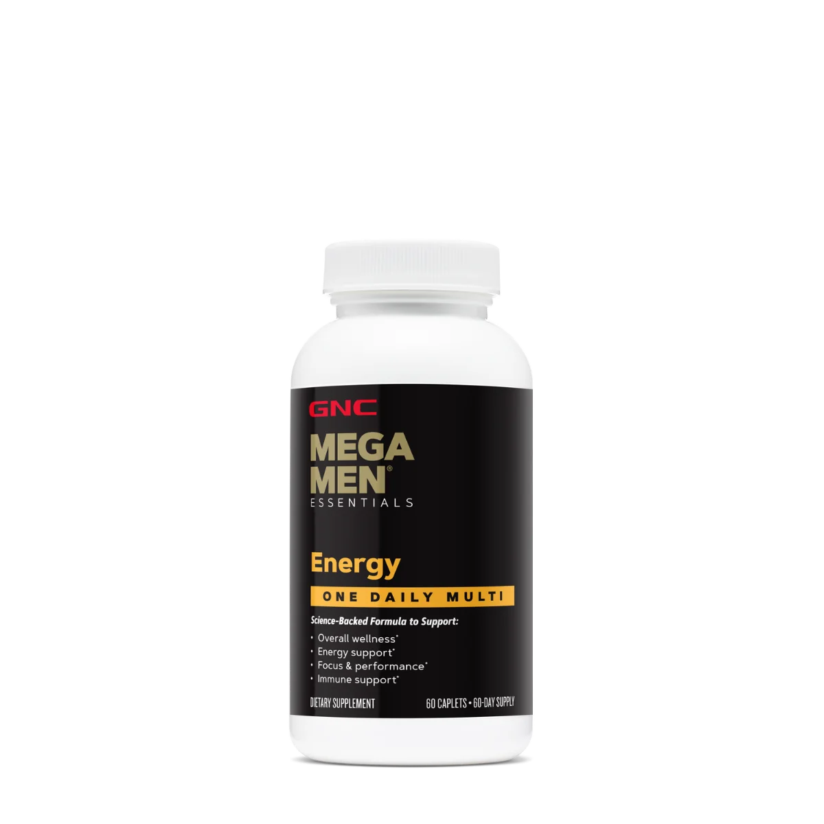 Complex de multivitamine pentru barbati® Energie si Metabolism Mega Men®, 60 tablete, GNC