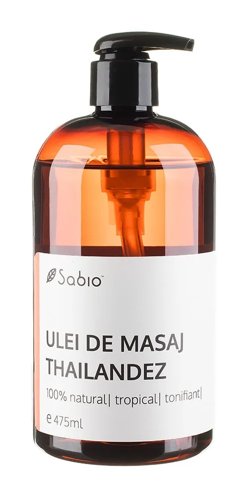 Ulei de masaj thailandez, 475ml, Sabio