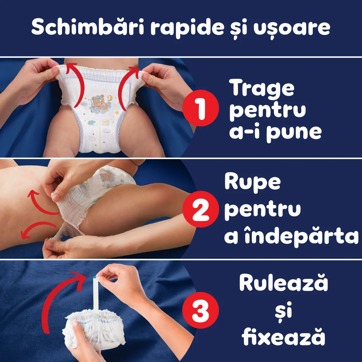Scutece-chilotel de noapte Night Pants Marimea 4 pentru 9-15 kg, 25 bucati, Pampers