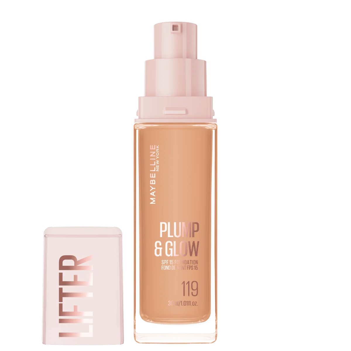 Fond de ten Lifter Plump & Glow Nr. 119, 30ml, Maybelline