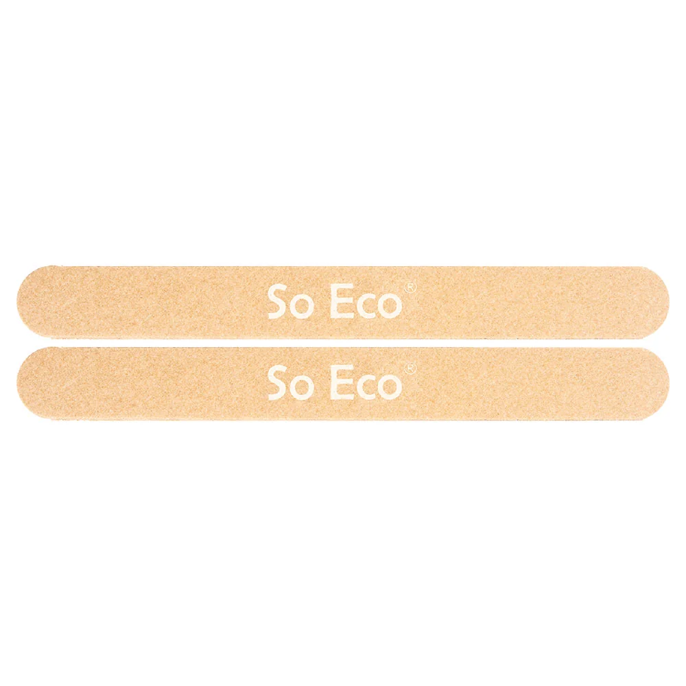 Set 2 pile ecologice de bambus pentru unghii, 1 bucata, So Eco