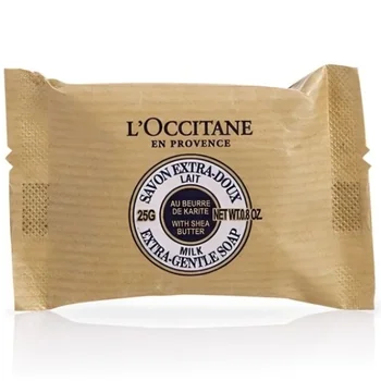 Sapun cu lapte hidratant de shea, 25g, L'Occitane