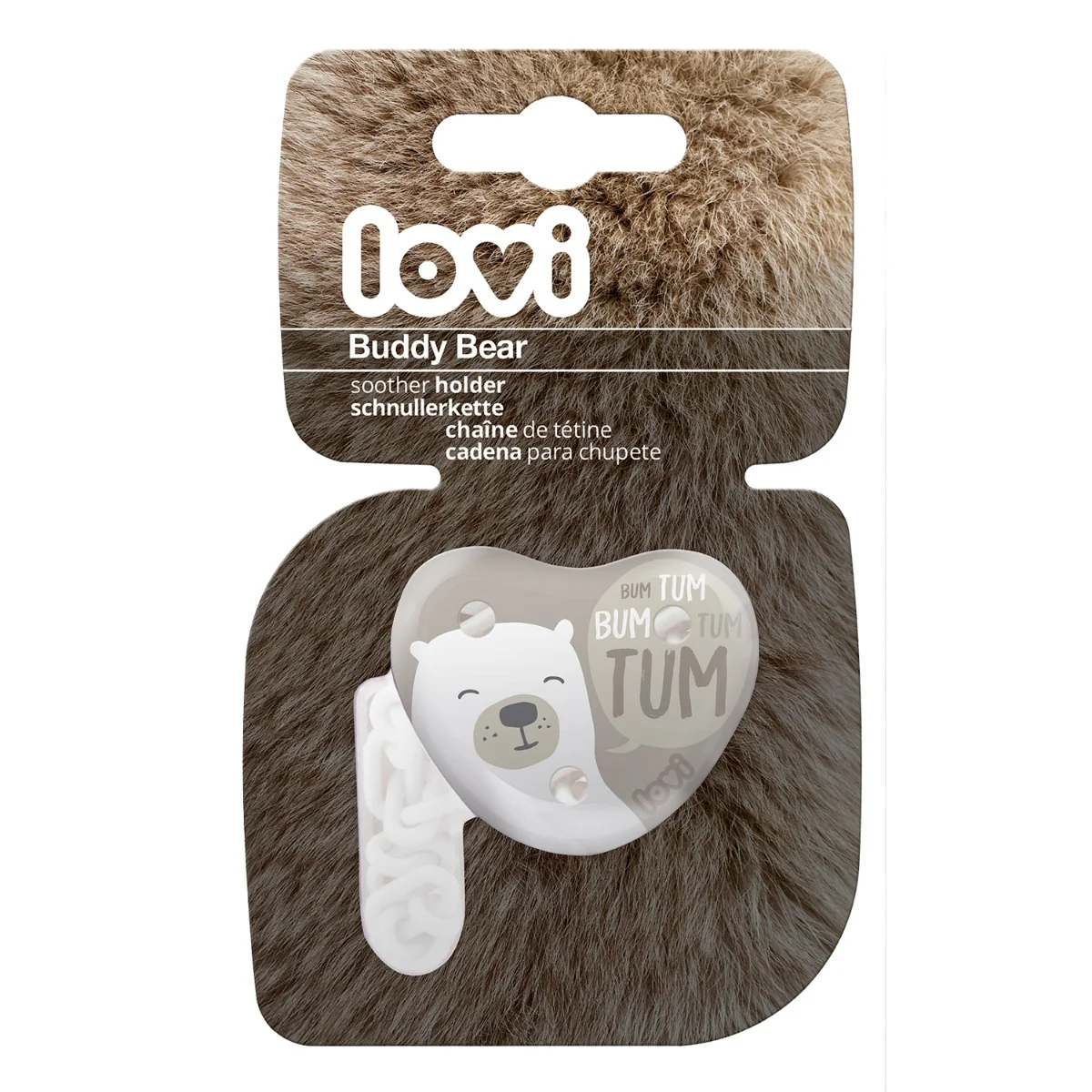 Lantisor suzeta Buddy Bear 10/887, 1 bucata, LOVI