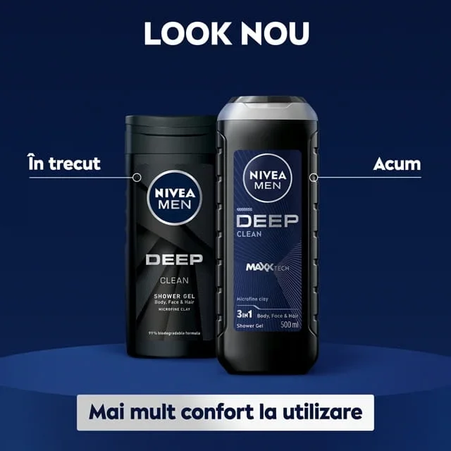 Gel de dus Deep, 500ml, Nivea