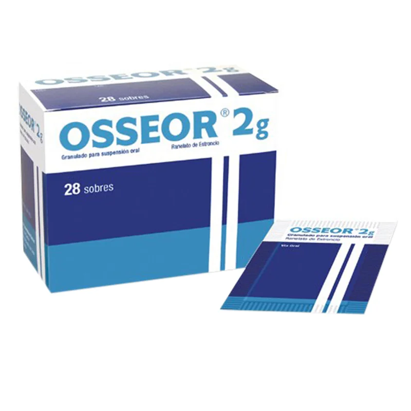 Osseor granule pentru suspensie orala 2g, 28 plicuri, Servier