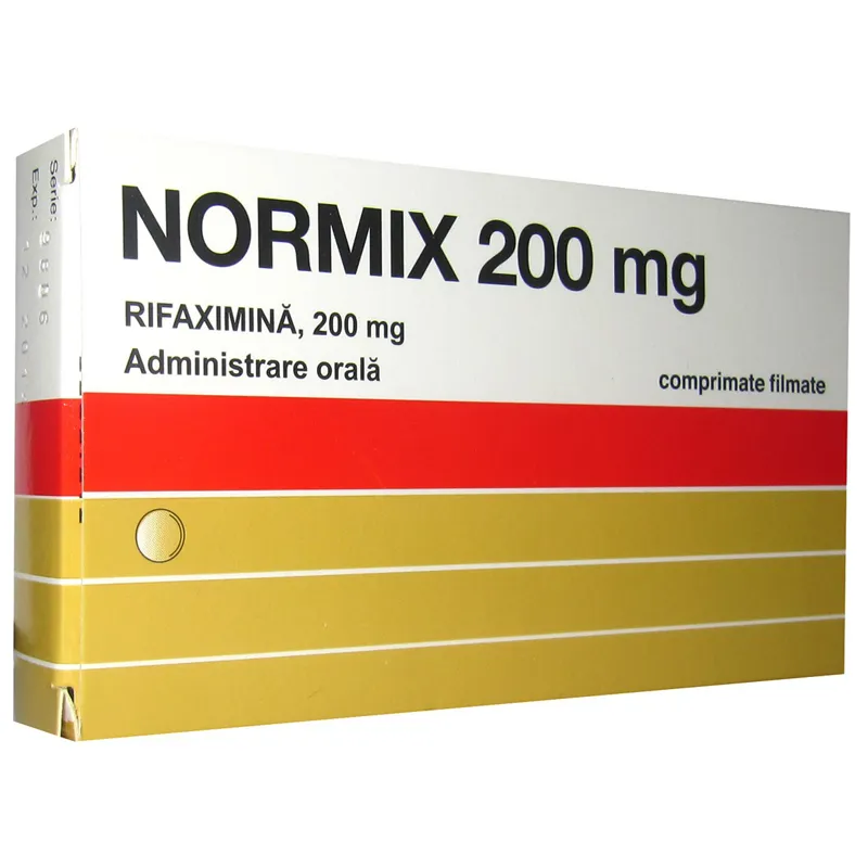 Normix 200mg, 36 comprimate filmate, Alfa Wassermann