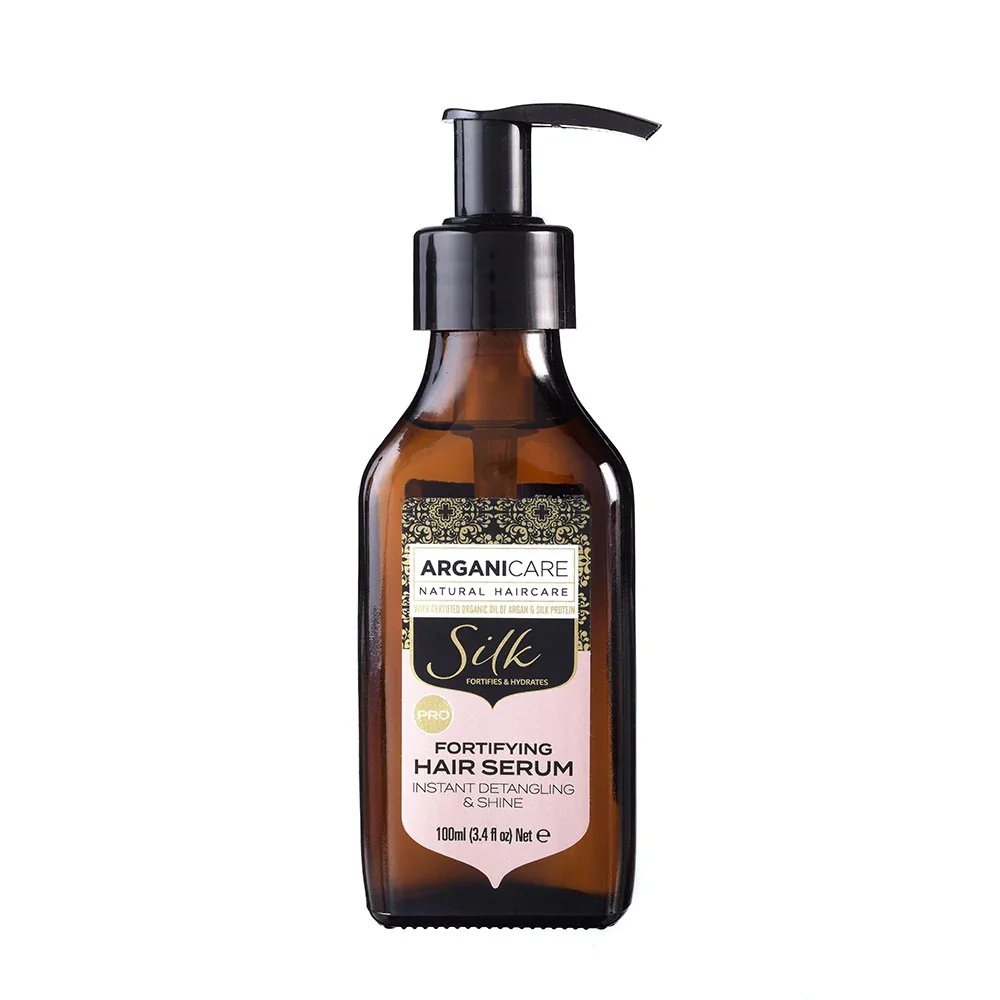 Ser fortifiant pentru descurcarea parului cu proteina de matase, 100ml, Arganicare 