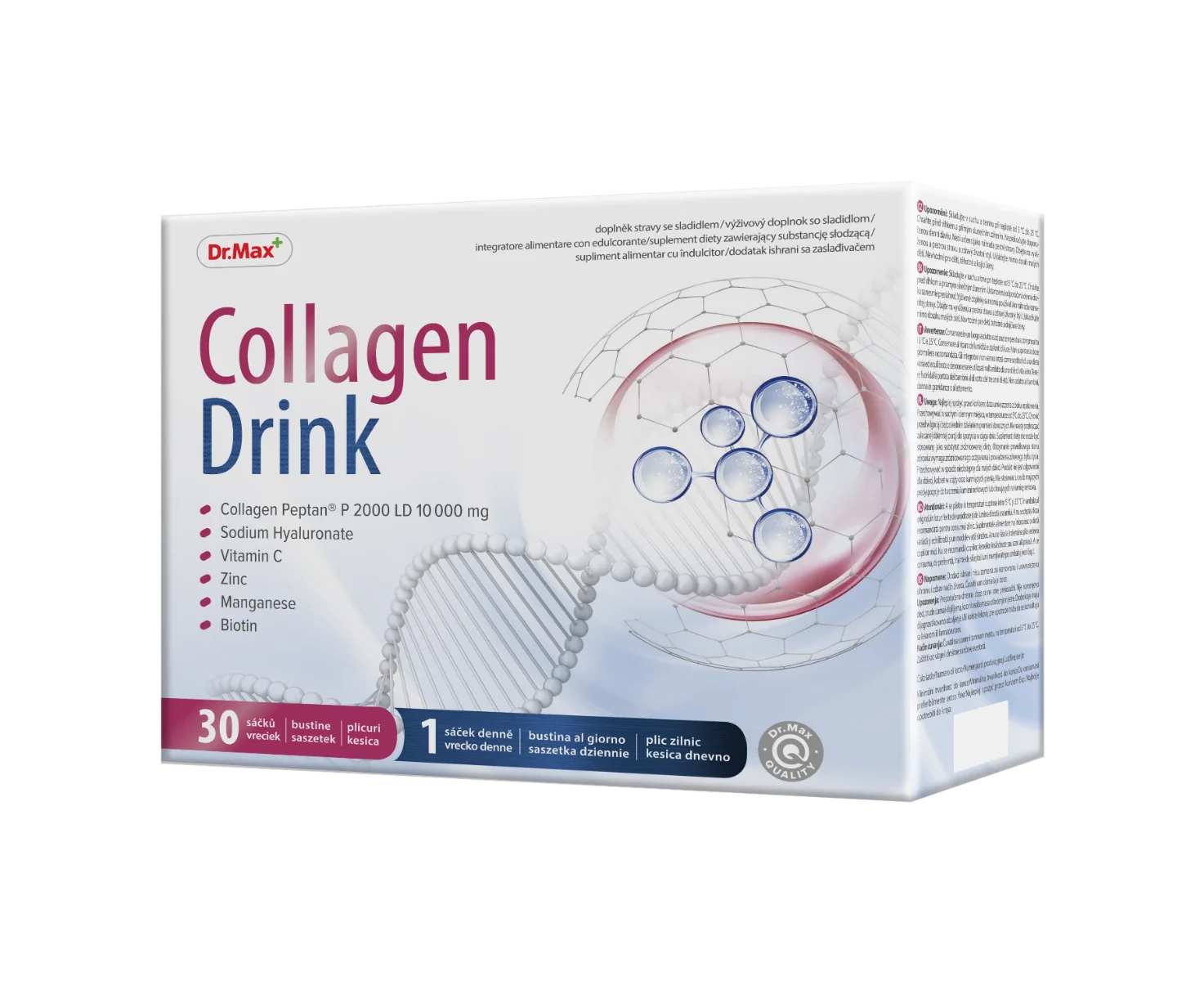 Dr. Max Collagen Drink, 30 plicuri