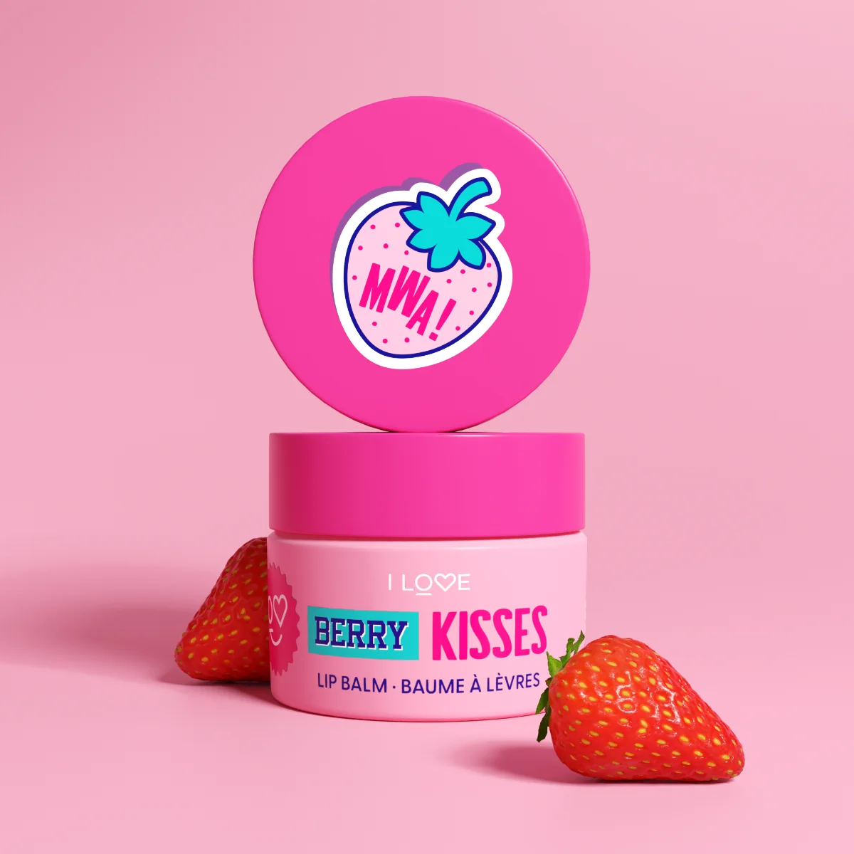 Balsam de buze Berry Kisses, 10g, I Love Cosmetics