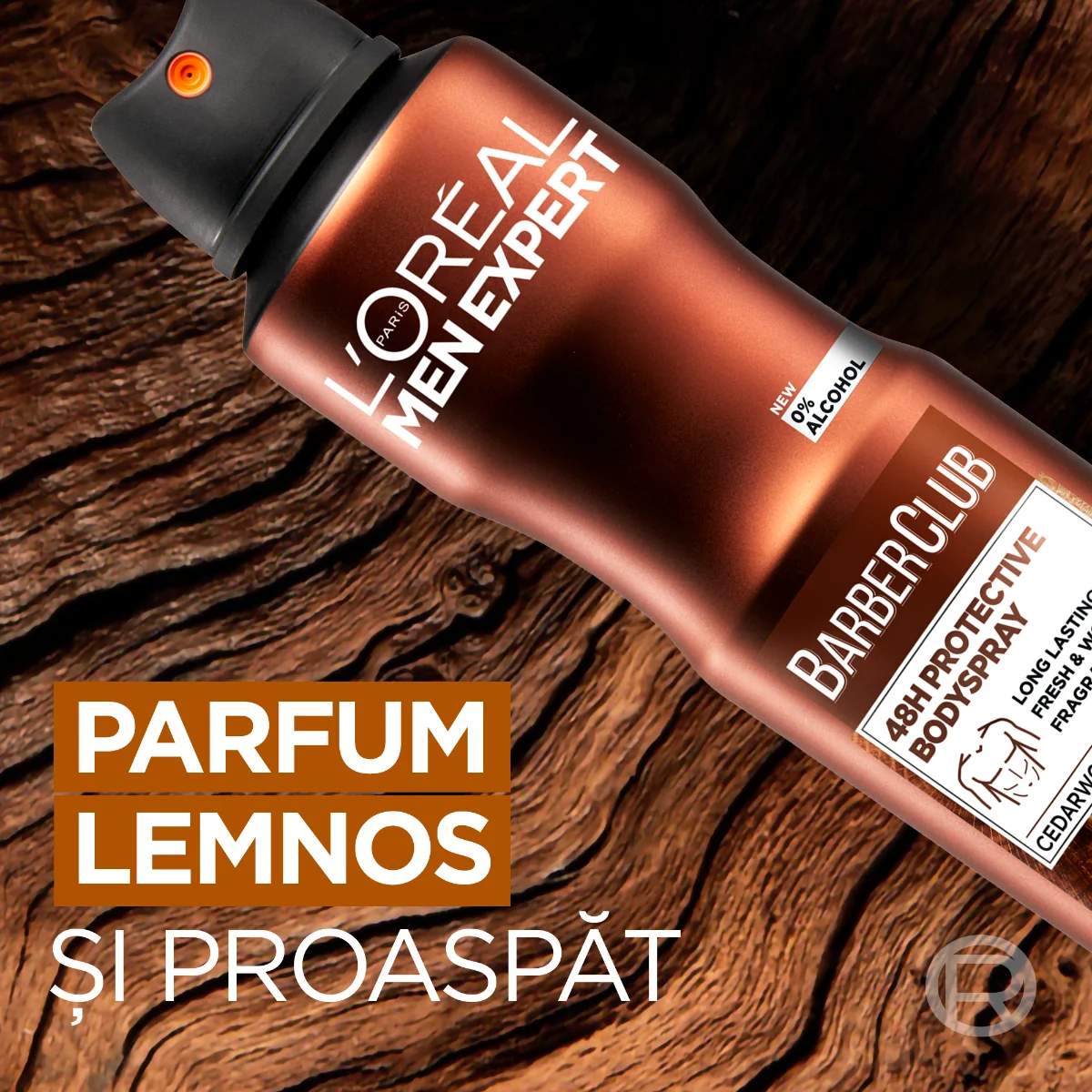 Antiperspirant spray Barber Club, 150ml, L'oreal Men Expert