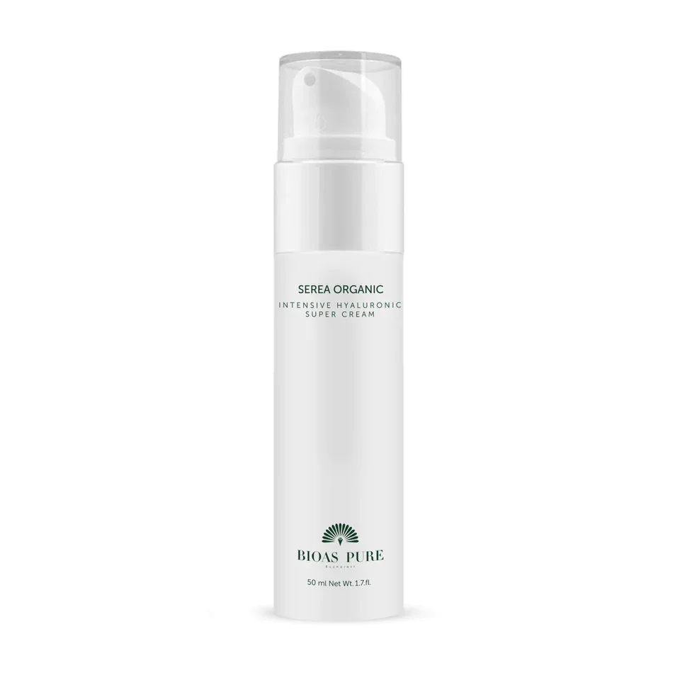Crema intensiva cu acid hialuronic Serea Organic, 50ml, Bioas