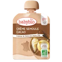 Desert crema din gris si cacao Bio, 85g, BabyBio