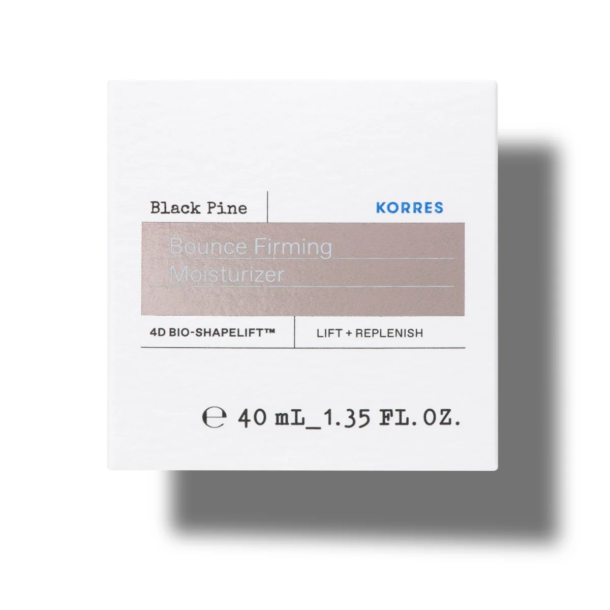 Crema de zi pentru ten normal Black Pine, 40ml, Korres