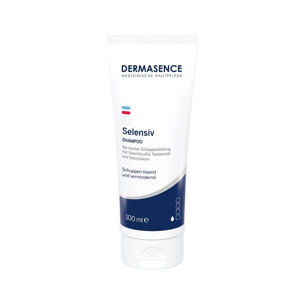 Sampon tratament anti-matreata pentru scalp iritat cu scuame Selensiv, 100ml, Dermasence