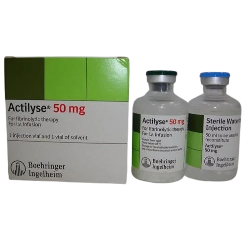 Actilyse 50mg, 1 flacon pulbere pentru solutie injectabila + 1 flacon solvent + 1 canula, Boehringer Ingelheim