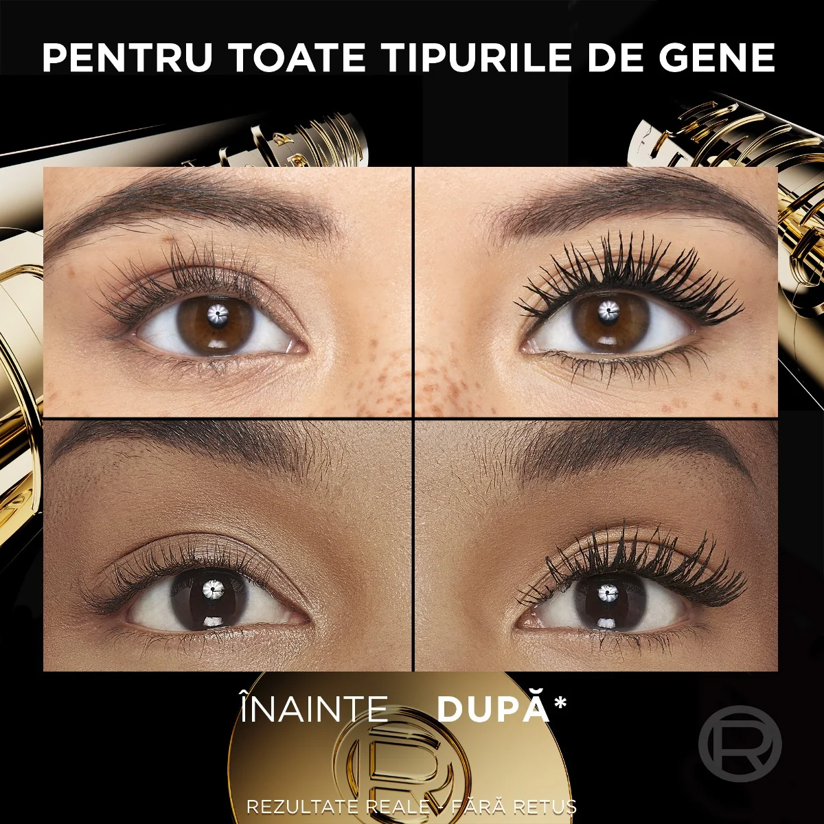 Mascara Panorama By Volume Million Lashes Brown, 9.9ml, L'Oreal Paris