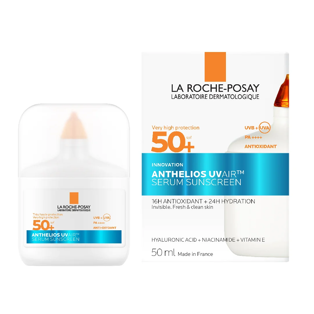 Serum solar cu protectie impotriva radiatiilor UV si a poluarii SPF 50+ Anthelios UVAir, 50ml, La Roche-Posay