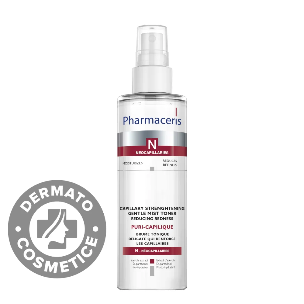 Lotiune tonica delicata pentru fata Puri-Capilique N, 200ml, Pharmaceris