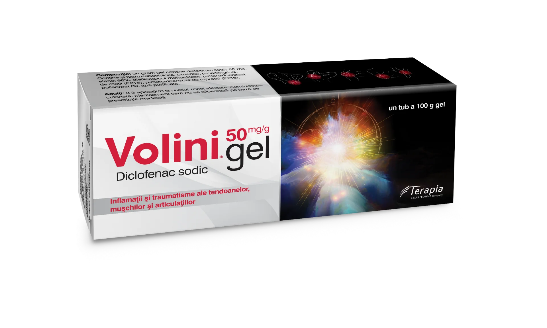 Volini 50 mg/g gel, 100g, Terapia 