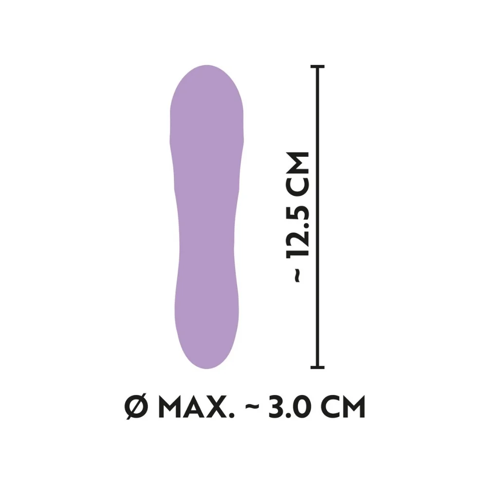 Mini vibrator cu 7 moduri de vibratie mov, 1 bucata, Cuties