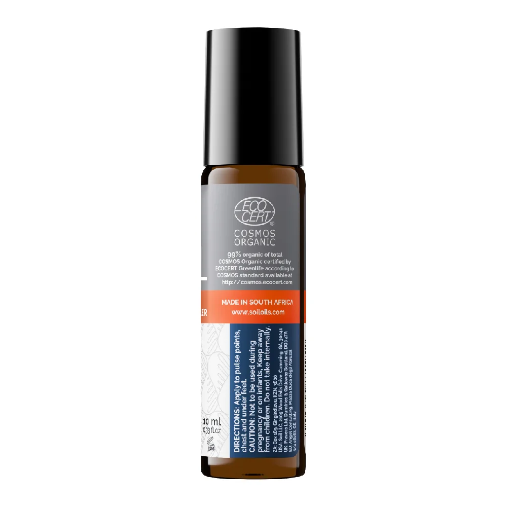 Roll-on cu uleiuri esentiale pure organince Ecocert imunitate Shield, 10ml, Soil