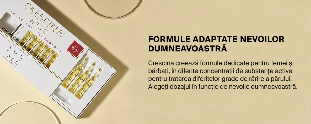 Crescina - Formule adaptate nevoilor dumneavoastra