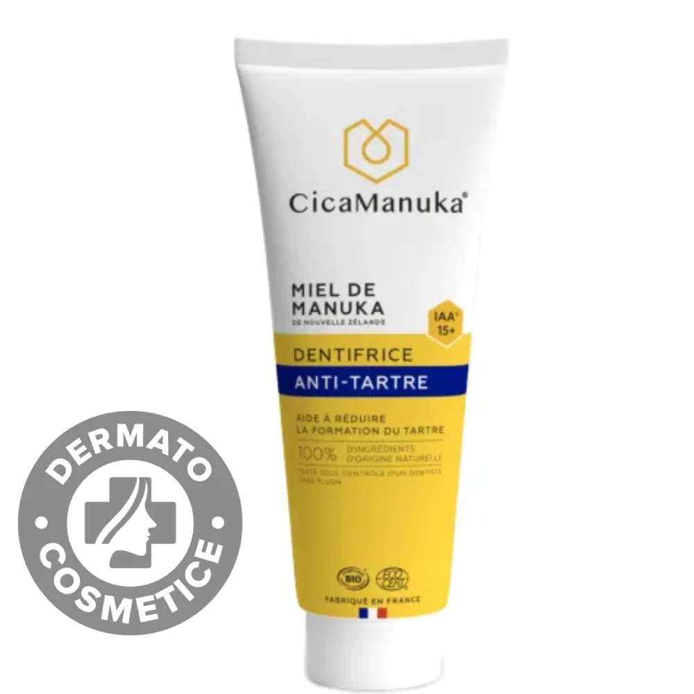 Pasta de dinti anti-tartru cu miere de Manuka IAA15+, 75ml, CicaManuka