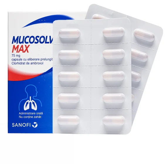 Mucosolvan Max 75mg, 20 capsule, Sanofi