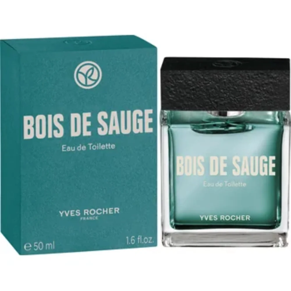 Apa de toaleta Bois de Sauge, 50ml, Yves Rocher