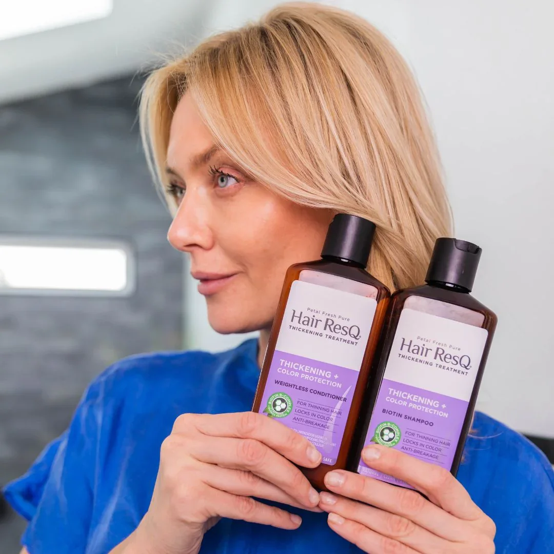 Sampon tratament pentru indesirea si repararea parului cu Biotina Petal Fresh Pure, 355ml, Hair ResQ