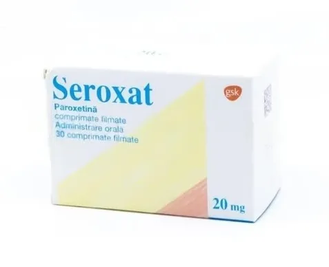 Seroxat 20mg, 30 comprimate, GSK 
