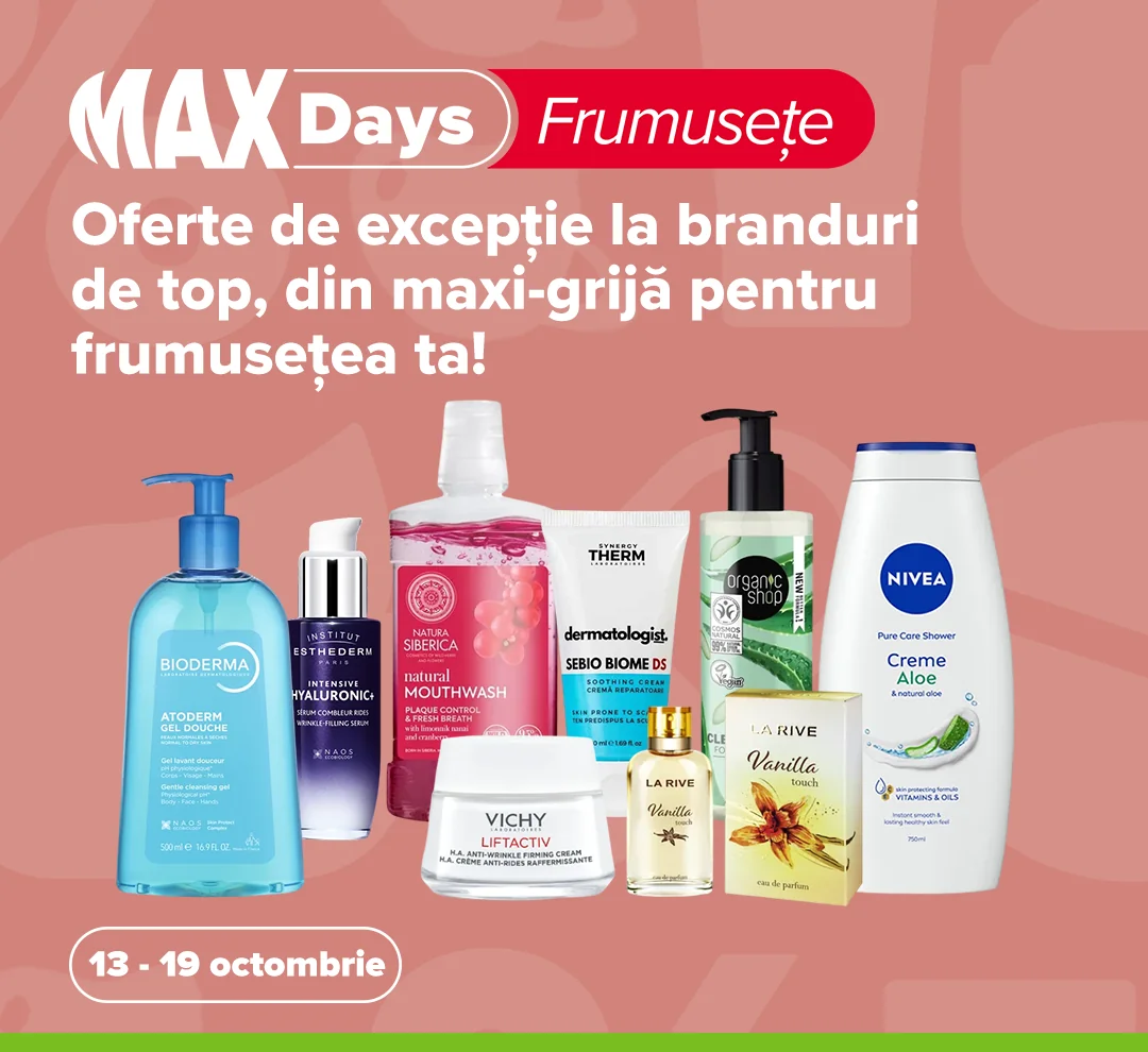 Max Days Frumusete si ingrijire