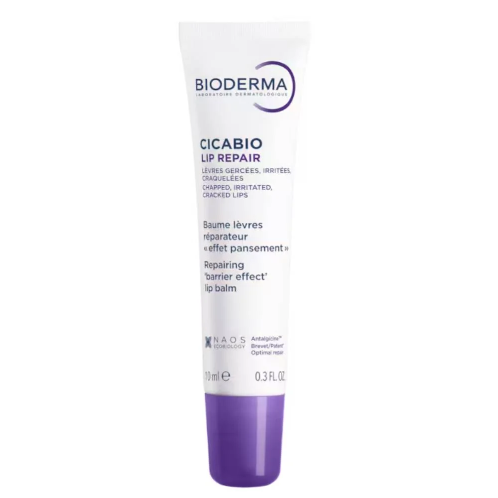 Balsam reparator pentru buze Cicabio, 10ml, Bioderma