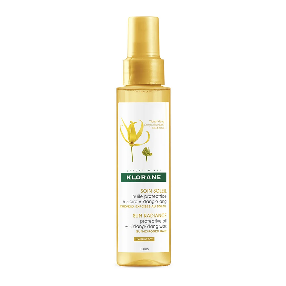 Ulei protector cu Ylang-Ylang pentru parul expus la soare, 100 ml, Klorane