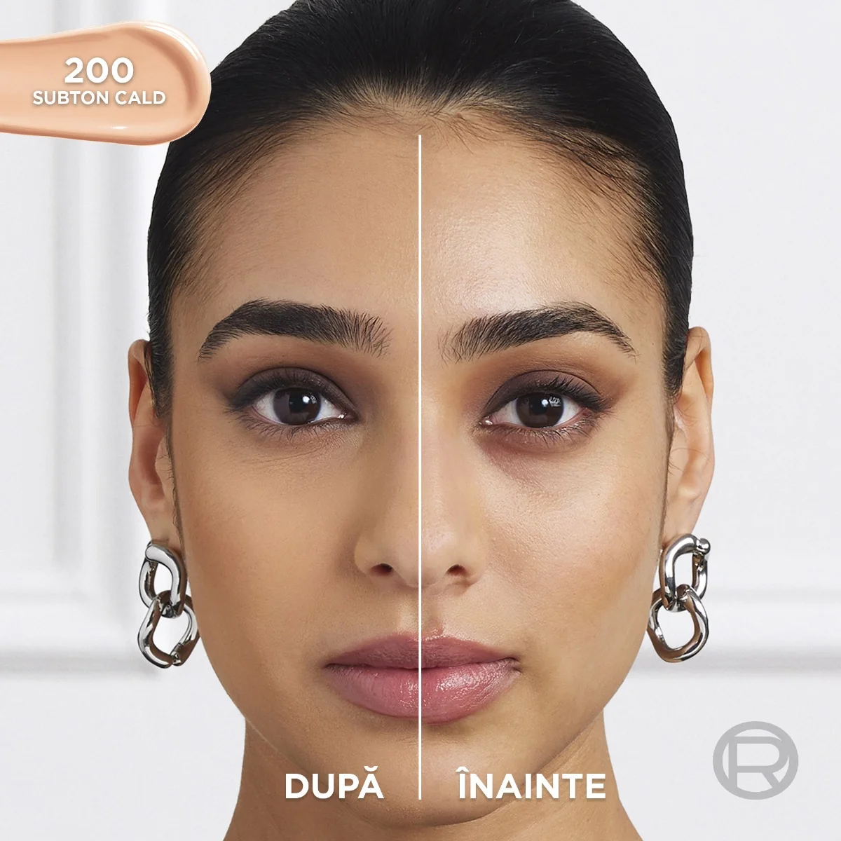 Fond de ten rezistent la transfer Infaillible 32H Fresh Wear 200 Cald, 30ml, L'Oreal Paris