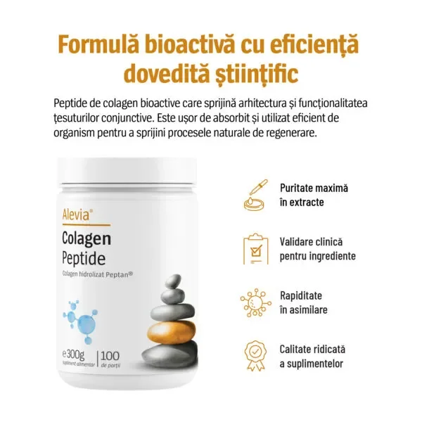 Colagen Peptide, 300g, Alevia