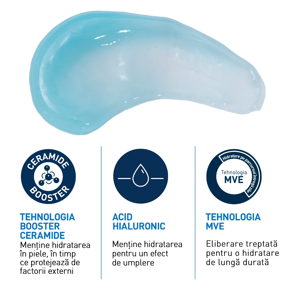 Gel-Crema cu Acid Hialuronic pentru hidratarea tenului, 48g, CeraVe