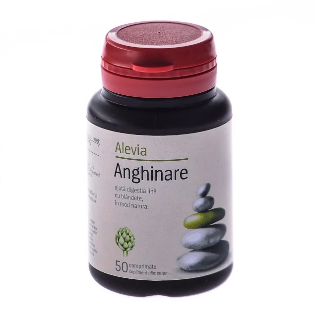 Pachet Anghinare 50 comprimate + Ceai Hepatobiliar 50g, Alevia