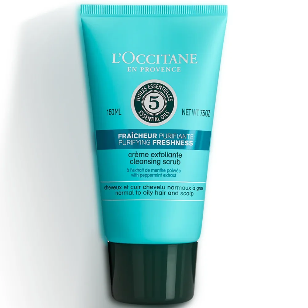 Scrub pentru par si scalp Purifying Freshness, 150ml, L'Occitane
