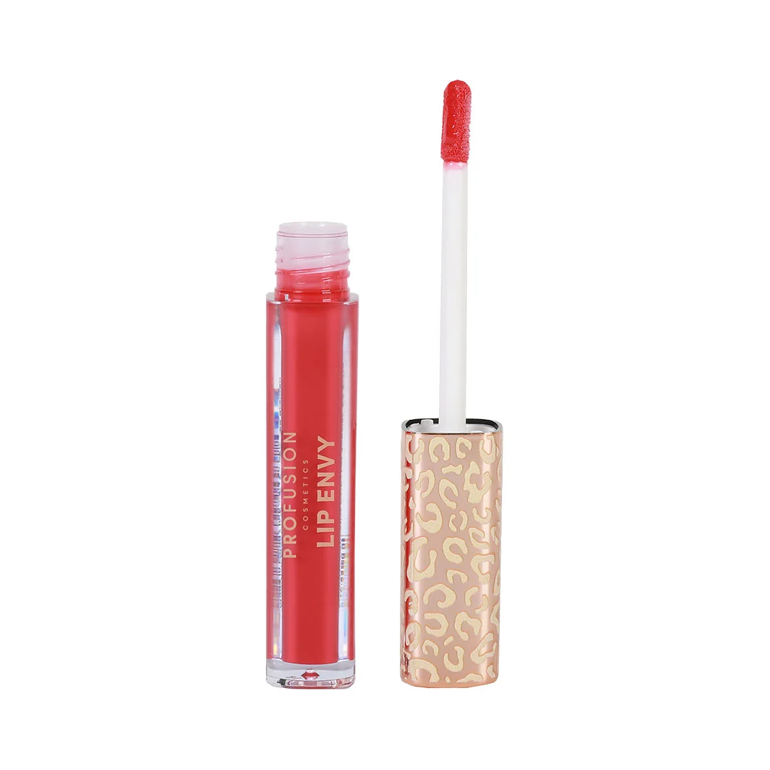 Set Luciu de buze ultra neted si lucios 3.5ml + Creion pentru buze cu finish satinat 0.3g Lip Envy Love Spell, Profusion Cosmetics