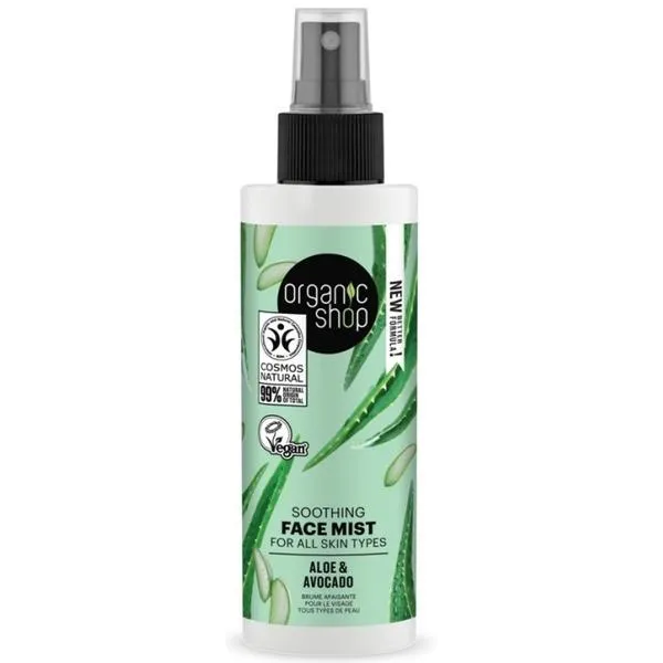 Spray facial cu avocado si aloe, 150ml, Organic Shop