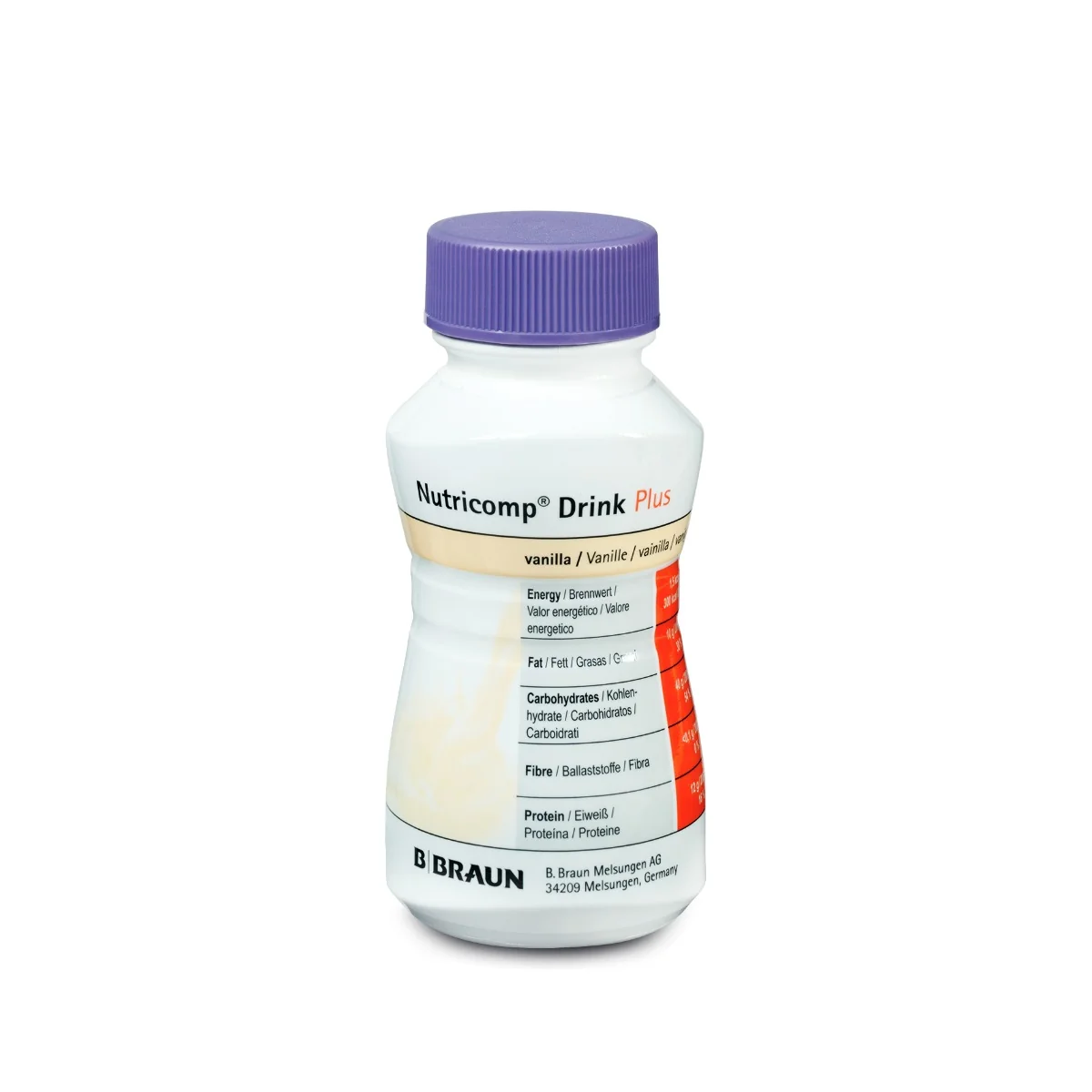 Bautura Drink Plus Vanilie, 4 x 200ml, Nutricomp