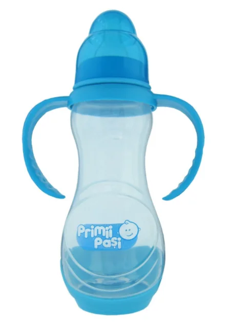 Biberon "Usor de tinut" cu manere, 250ml, Primii Pasi